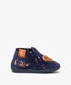 Chaussons bébé garçon doux à zip - Lulu Castagnette